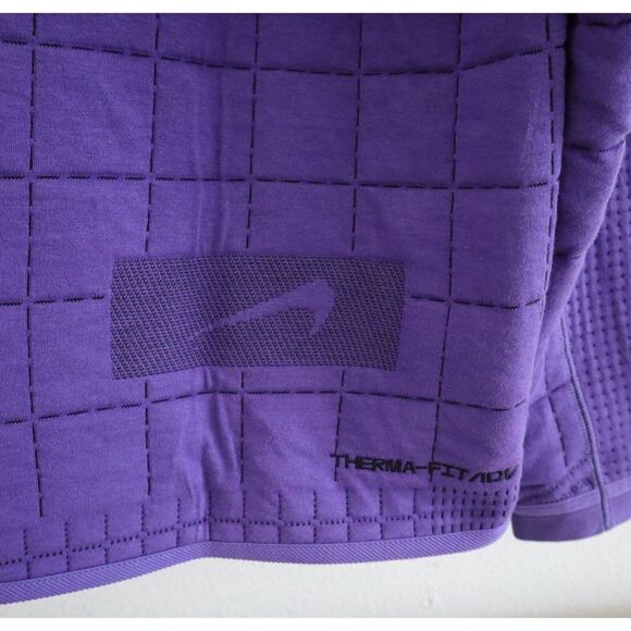 Nike DM5522 Men's Sz M Purple Therma-FIT ADV Tech Pack Pullover Sweatshirt - Picture 6 of 13
